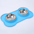 Silicone Pet Bowl Roll Edge Anti Spill Portable And Foldable